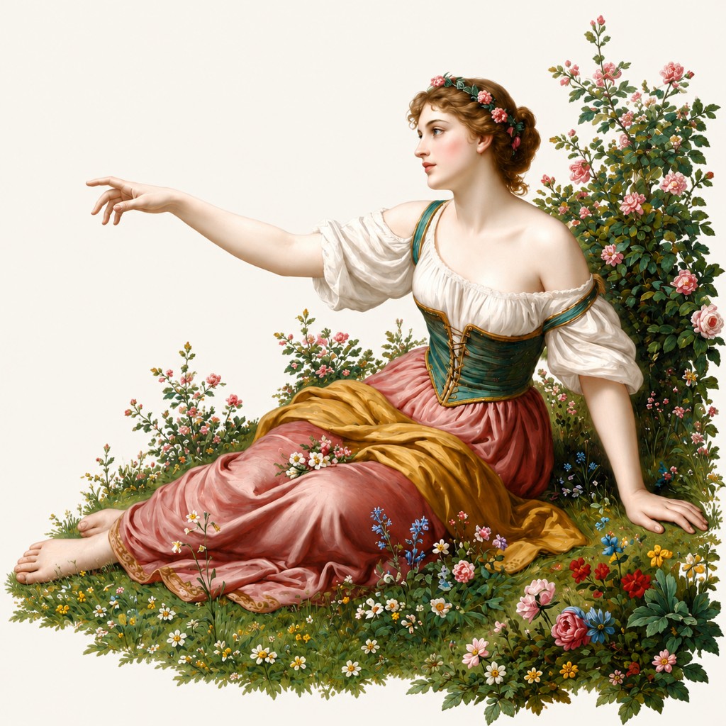 Digital muse illustration